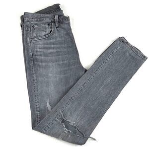 AGOLDE Grey Faded Wash Cut 41000 Feel Good‎ Distressed Denim Jeans Women’s 29